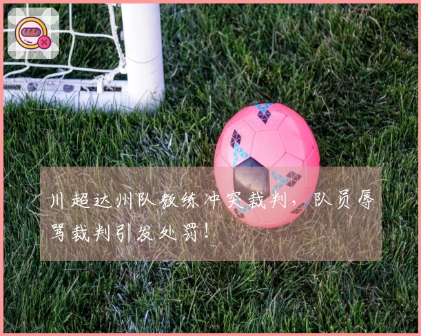 川超达州队教练冲突裁判，队员辱骂裁判引发处罚！